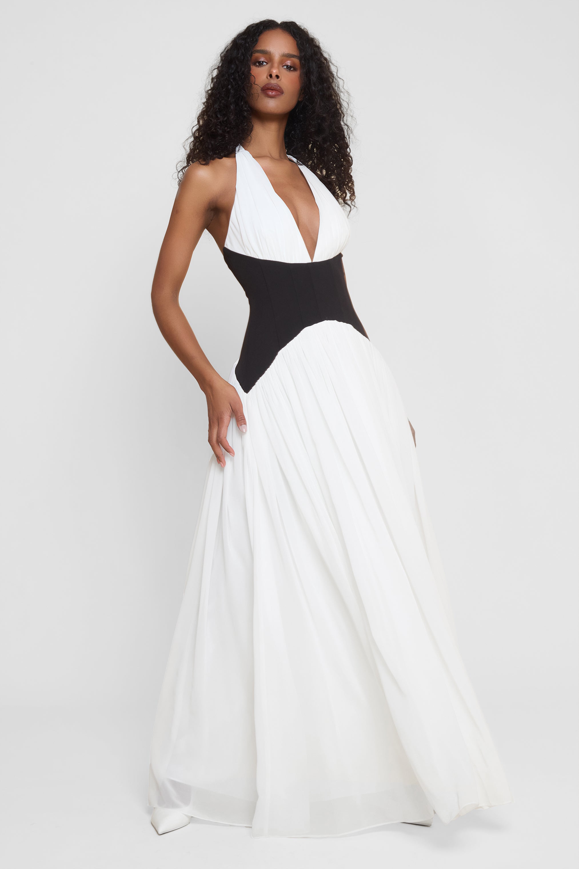 Noirette Corset Maxi Dress